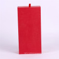 Custom red flip gift packaging box with ribbons